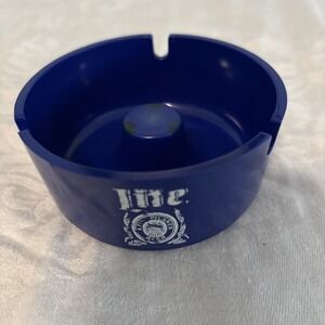 Vintage Blue Miller‎ Lite Ashtray